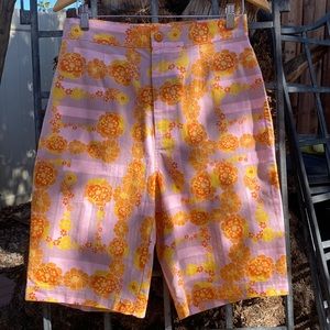 Free People Flower Shorts